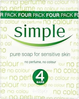SimpleBar Soap Pure, 4 x 125 g