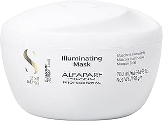 Semi Di Lino Diamond Illuminating Hair Mask - Color Safe Deep Conditioner for Color Treated Hair - Adds Shine and Body - Sulfate, Paraben and Paraffin Free - Professional Salon Quality