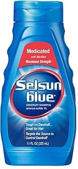 Selsun Blue Medicated Dandruff Shampoo 11 Fl Oz Bottles (Pack of 3)