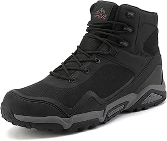 Men's Mid Waterproof Hiking Boots Outdoor Lightweight Trekking Mountaineering Camping Shoes
