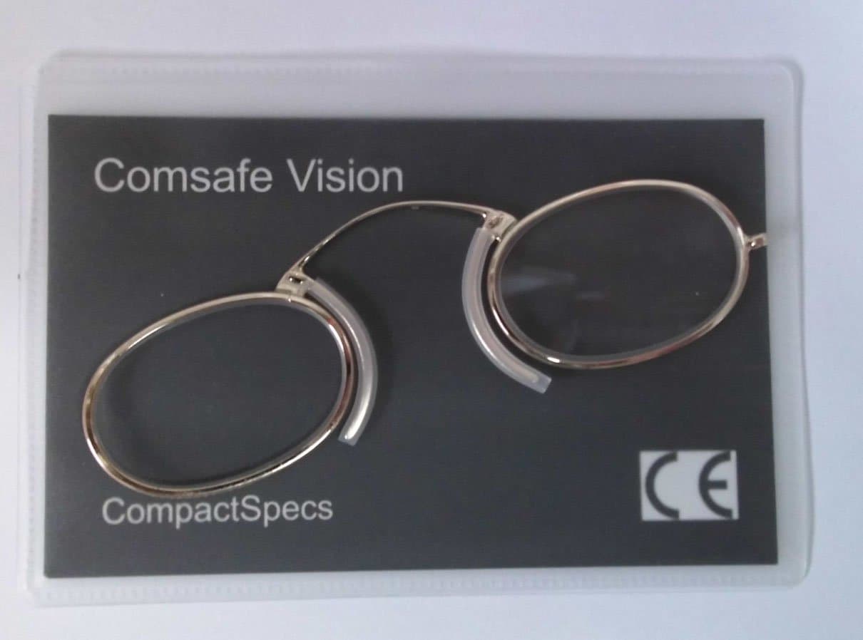 Metal Frame Compact Specs Advanced Reading Glasses Pince Nez Type for Any Emergency +1.50