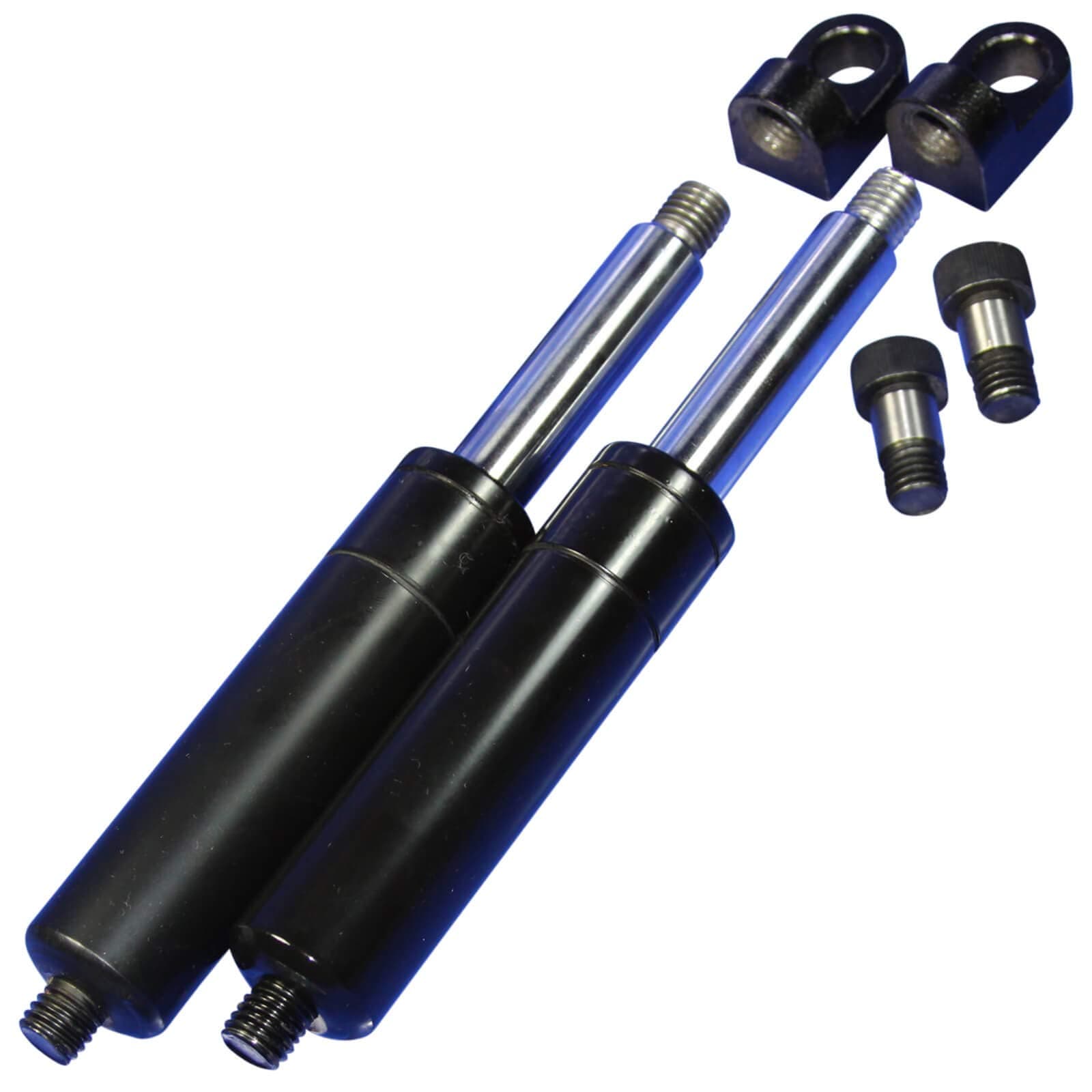 2 Bolt On Lambo Vertical Door Kit Replacement Shocks + L Fittings & Screws - 7 3/4" M12 500lbs to 950lbs by XEquipped (950lbs)