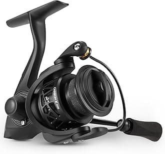 Carbon X Spinning Reels - Light to 5.7oz, 5.2:1 Low Speed Gear Ratio, Carbon Frame and Rotor, 10+1 Shielded BB, Smooth Powerful Freshwater Spinning Fishing Reel (1000 Series)