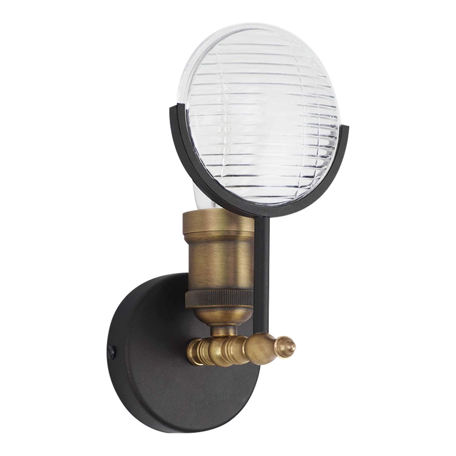 Rustic Wall Sconce Wall Mounted Industrial Lamp Retro Vertical Lighting - PAR36 Wall Lights - Auto Engine Head Light - Steampunk Lantern Farmhouse Fixture - Aircraft Tractor Headlamp Wall Lamps