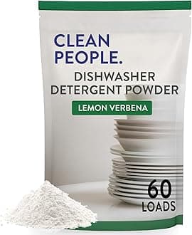 Dishwasher Detergent Powder | Cuts Grease and Rinses Sparkling Clean | Residue-Free (30 Ounce, Lemon Verbena)
