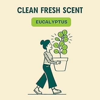 All Purpose Household Cleaner, Multi-surface Spray, Powered by Vinegar for Kitchen, Bath, Windows and Countertops, Eucalyptus Scent (Pack of 3)