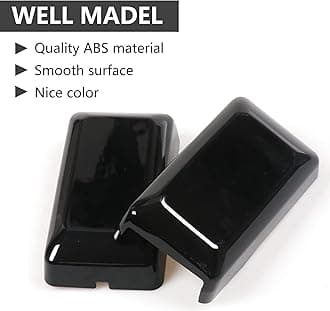 Rear Window Tailgate Right Left Hinge Cover Liftgate Glass Hinge Decals Trim for 2021 2022 2023 2024 2025 New Ford Bronco 2/4 Door Exterior Decorations Accessories 1 Pair Black