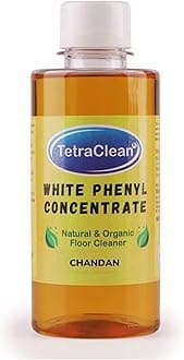 Sandal White Phenyl Concentrate 250 ML | Fragrance Oil Based Natural and Organic Floor Cleaner | Makes 8-10 Litres of White Phenyl | Surface Cleaner | Disinfectant and Stain Remover