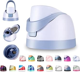 Replacement Lid for Owala Freesip,Compatible with Owala Freesip Water Bottle 16oz 24oz 32oz 40oz,Premium Replacement Accessories for Owala Cap,LeakProof,BPA-Free(Light Blue)