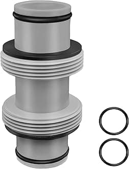 Pool Hose Connector, 1.5" to 1.5" Pool Hose Adapter, Double Leak-Proof for Pool Parts and Accessories Replacement