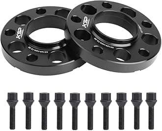 KSP Hubcentric Wheel Spacers 5x120mm, 20mm Thread Pitch M12x1.5 Hub Bore 72.56mm Forged Spacers for E82, E88 E36 E30 E90, E91, E92, E93 E28, E34 E23, E32, W38 E31, 2 Years Support (5 Lug)