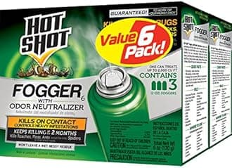 Hot Shot Indoor Fogger Can, 2-Ounce, 2-Pack