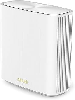ASUS ZenWiFi Whole-Home Dual-Band Mesh WiFi 6 System XD6 White - 1 Pack, Coverage up to 2,700 sq.ft & 4+ Rooms, 5400Mbps, AiMesh, Lifetime Free Internet Security, Parental Control, Easy Setup