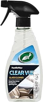 Turtle Wax Clearvue Car Glass Window Cleaner 500ml - Streak-Free Finish with Crystal Clear Glass Results - Suitable for Car Windows and Motorcycle Helmets