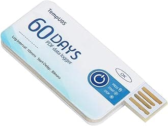 Demeras TempU05 USB Temperature Data Recorder, USB Single Use Temperature Data Logger with PDF Report for Cold Chain Recorder