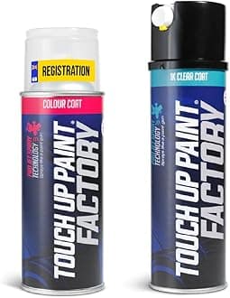 Touch Up Paint Factory - Aerosol Scratch Repair Kit Mixed by Reg Registration Plate Car Touch Up Paint for All Models - Exact Match Guarantee - Lite (Small)