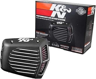 Cold Air Intake System: High-Flow Air Filter, Increase Performance & Acceleration: Compatible with 2001-2017 Harley Davidson: (See Product Description for Selected Models) RK-3950