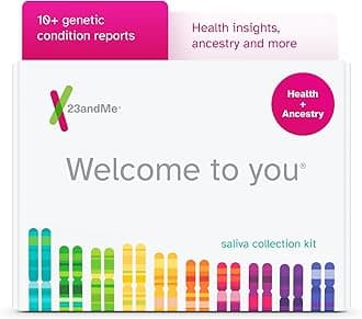 23andMe Health + Ancestry Service: DNA Test Kit, FDA-Authorized Reports, Genetic Test, Health Predispositions, Carrier Status, Family Tree (Before You Buy See Important Test Info Below)