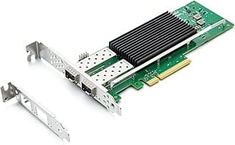 10Gtek 25G Ethernet Network Card, 2X SFP28 Ports, PCIe 4.0 X8, Intel E810 Controller, Support Windows 10/11/2016/2019/2022 /Centos7/ Ubuntu20/Vmware/Esxi7.0(not Support MAC), Support RDMA/PXE