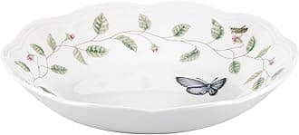 Lenox 6083885 Butterfly Meadow Porcelain Individual Pasta Bowl