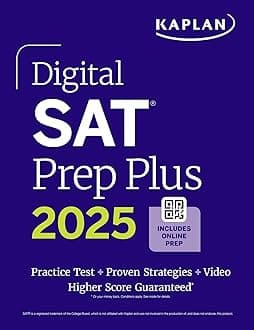 Kaplan Digital SAT Prep Plus 2025: 5 Practice Tests + Proven Strategies (Kaplan Test Prep)