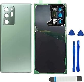 PCTC Note 20 Back Glass Replacement for Samsung Galaxy Note 20 N986U All Carriers Housing Door Cover with Pre-Installed Camera Lens, All The Adhesive and Repair Tool Kits (Mystic Green)