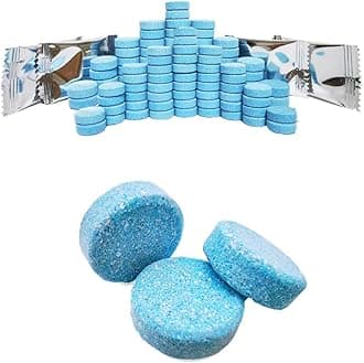 200 Pcs Car windshield washer fluid Tablets,1 Pack Makes 210 Gallons Gallons Windshield Wiper Fluid,1 Piece Makes 1.05 Gallons(Winter: Use With De-icer or Methanol)…