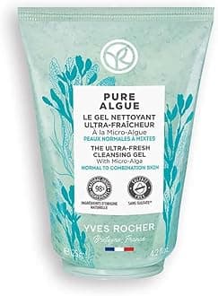 Yves Rocher Pure Algue Ultra Fresh Cleansing Gel Nourishing Moisturizing Alol Skin Types Women Men - 125 ml./4.2 fl.oz.