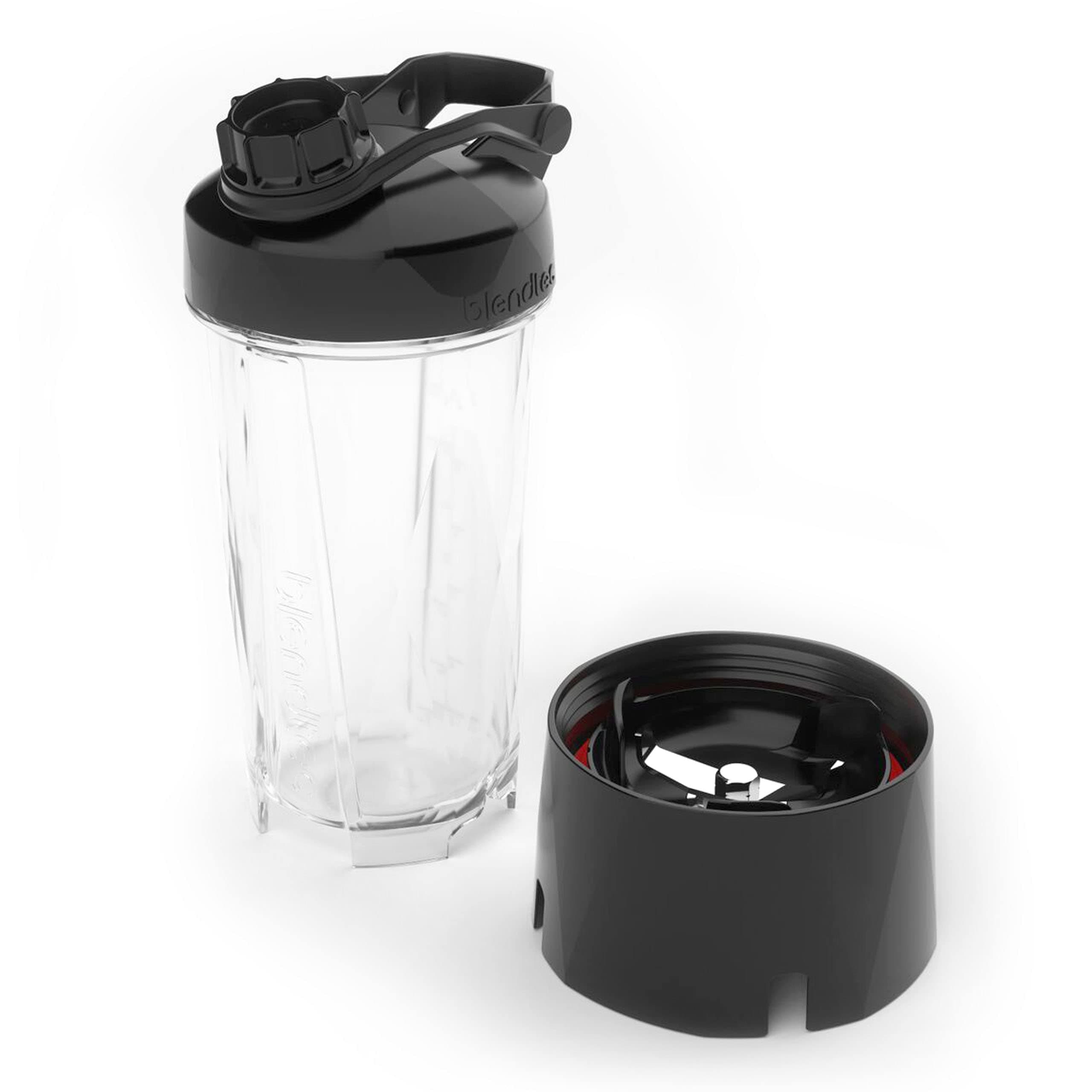 GO (30 oz) Bottle, Reusable Single Serve Blender Cup, Includes Travel Lid, BPA-Free Jar, Clear