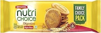 Britannia Nutri Choice NutriChoice Digestive High Fibre Biscuits, 500g