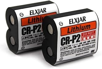 (2-Pack) 6V 1500mAh CR-P2 Lithium Photo Battery Replacement for 223A 2CR-P2 EL223AP DL223A for Cameras and Electronic Devices