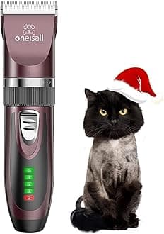 oneisall Quiet Cat Shaving Machine, Cat Shaving Machine, Long Haired Cats, 2-Speed