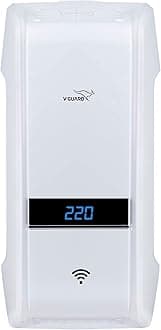 V-Guard Denor iD4 3040 Smart AC Stabilizer for Inverter AC up to 1.5 ton | Voice Control Using Google & Alexa | Smart App Feature | Filter Cleaning Notification | 3 Year Warranty by V-Guard | White