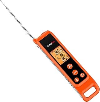 TP420 2-in-1 Instant Read Thermometer for Cooking, Infrared Thermometer with Meat Probe, Non-Contact Laser Meat Thermometer for Griddle Grill Pizza Oven HVAC Pool (Previously ThermoPro)