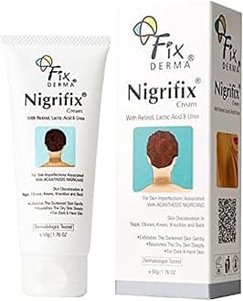 Shiv Fixderma Nigrifix Cream For Acanthosis Nigricans, Exfoliant, For Dark Body Parts Like Neck, Ankles, Knuckles, Armpits, Thighs, Elbows, 50Gm, 1.7637 Ounce