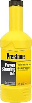 Prestone AS260-6PK Power Steering Fluid, 50,000 Miles, 12 oz., (Pack of 6)