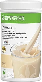 Herbalife Formula 1 Nutritional Shake Mix, Weight Management Meal Replacement, 500g (500 Gram, Vanilla)