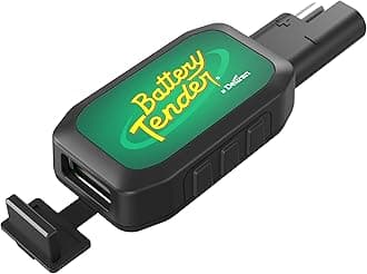 Battery Tender 081-0158 Black Quick Disconnect Plug with USB Charger