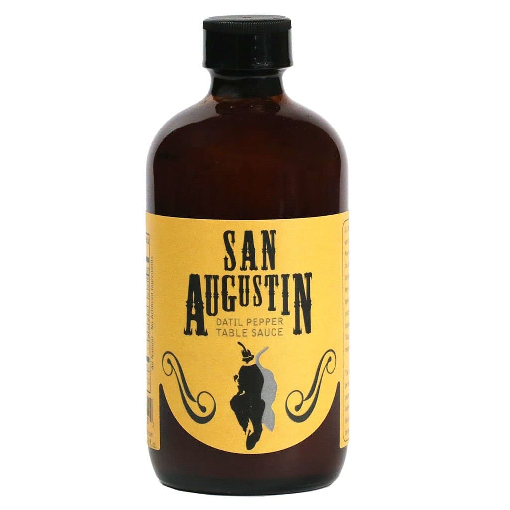 San Augustin Datil Pepper Table Sauce, 8 ounce bottle