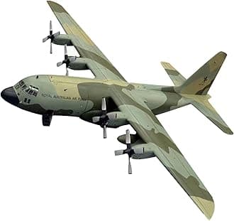 1/50 Scale USAF C-130 Hercules Transport Aircraft DIY Handcraft Paper Model Kit for Collection