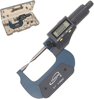 iGaging Digital Micrometer w Data Output 0-1"/0.00005"/0.001mm Double Point
