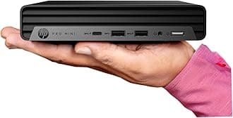 HP Pro 400 G9 Mini PC Desktop Computer, Intel i5-12500T(Beat i7-11700), 16GB RAM, 512GB PCIe SSD, Triple 4K Display Support, USB-C, Ultra-Quiet Design, Wi-Fi 6, Keyboard and Mouse, Windows 11 Pro