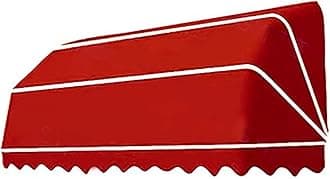 French Curved Retractable Awning Folding Patio Awning Canopy, Balcony Canopy, Polyester Foldable Awning, Diy Courtyard Retractable Awning For Yard, Balcony, Porch 100 * 60 * 60cm red