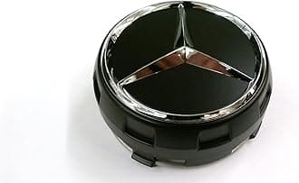 Genuine Mercedes Black Center Cap, New Raised Design.