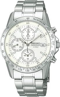 Selection Men's Wristwatch, Quartz Chronograph Watch, SBTQ039, Silver