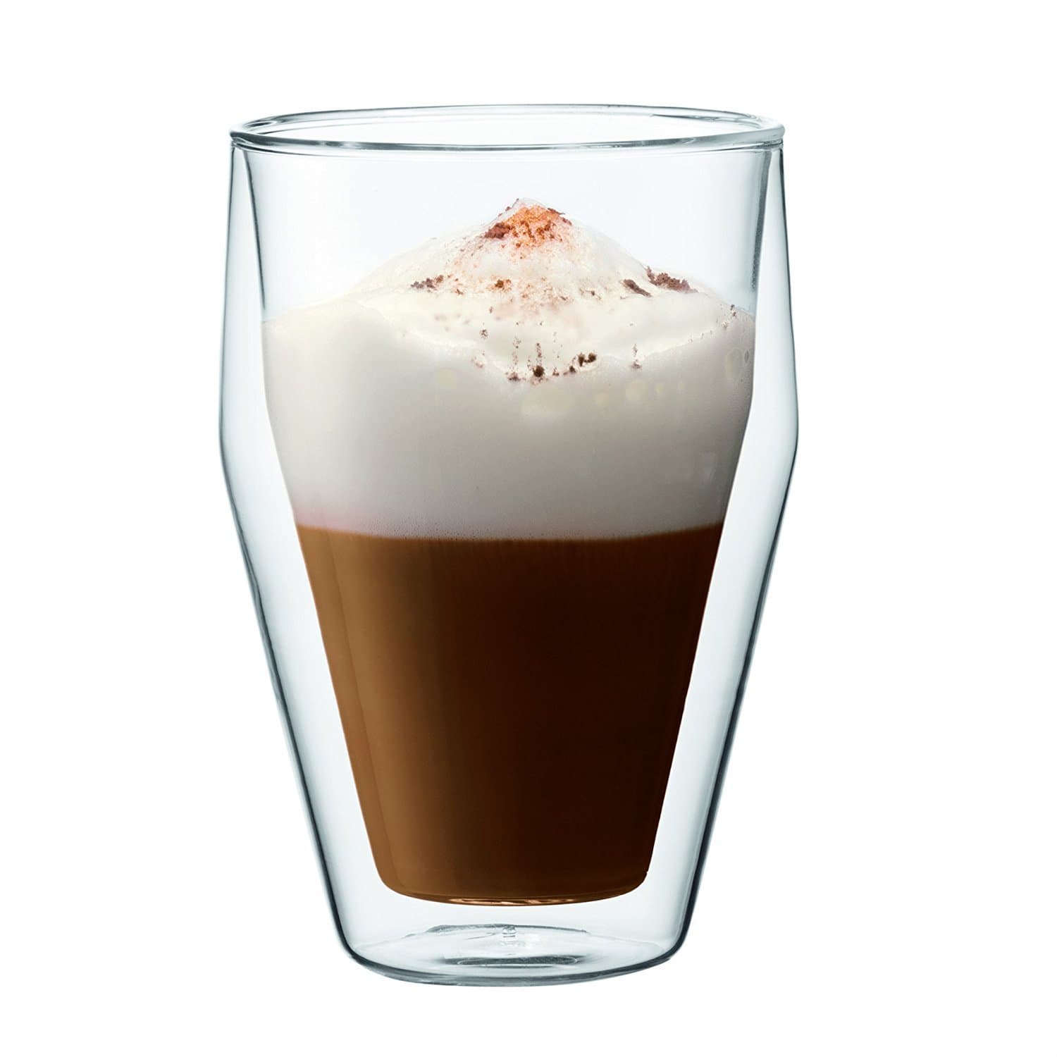 Torst 2-Piece 12-Ounce Double Wall Glass, Medium, Clear