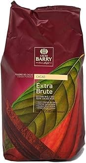 Cacao Barry Cocoa Powder 100% Cocoa Extra Brute, 2.2 lb