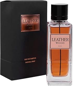 Geparlys Leather Wood Eau De Parfum Spray for Men, 3.4 Ounce