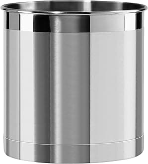 Oggi Utensil Crock, Stainless Steel-7", Jumbo