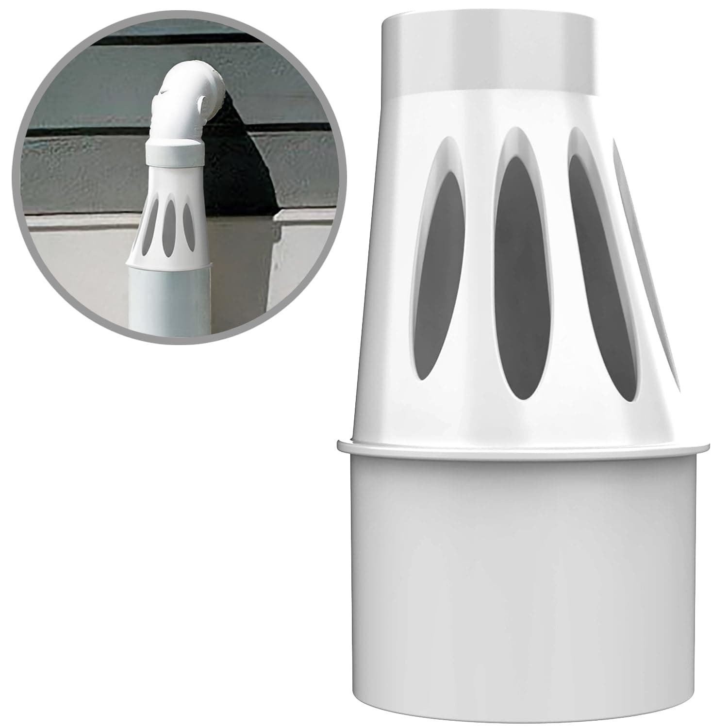 ELK Freeze Relief 3" - Use Between 1.5" Sump Pump Line to 3" Discharge Line - Pipe Transition that Relieves Water Pressure and Protects Against Pipe Bursting, Pump Failure and Flooding